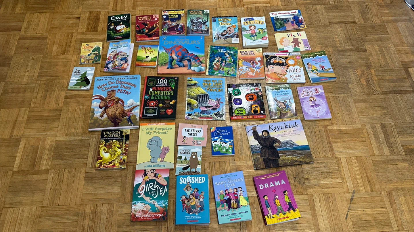 Lot of more than 30 kids books