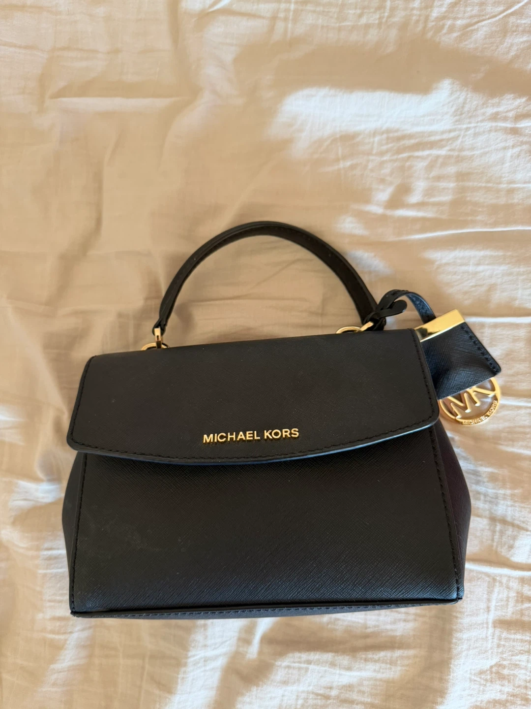 Michael Kors Black Leather Handbag