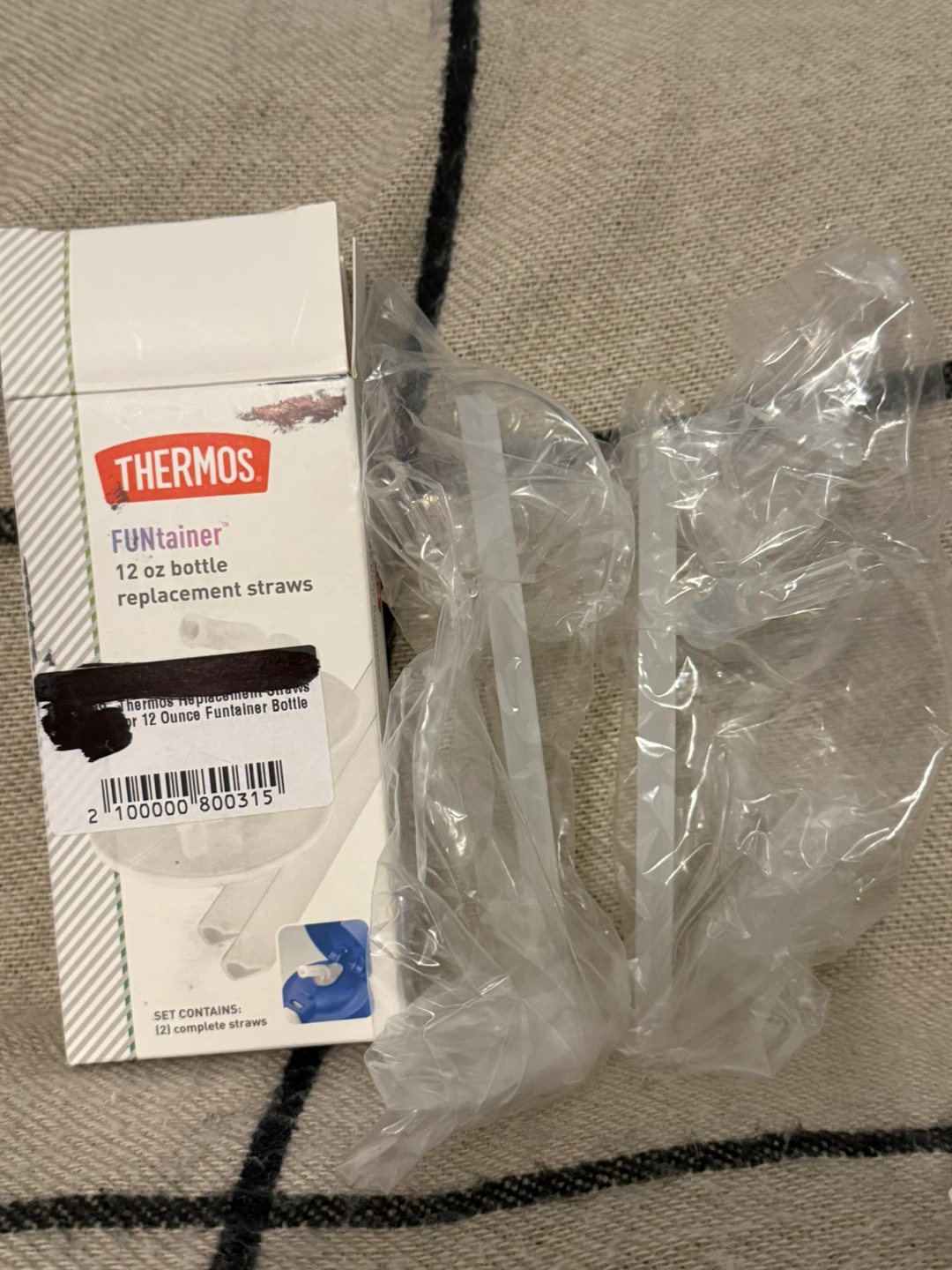Thermos 12oz Bottle Replacement Straws - photo 2