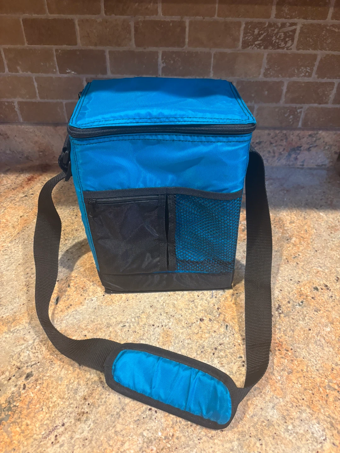 Blue Insulated Lunch Bag