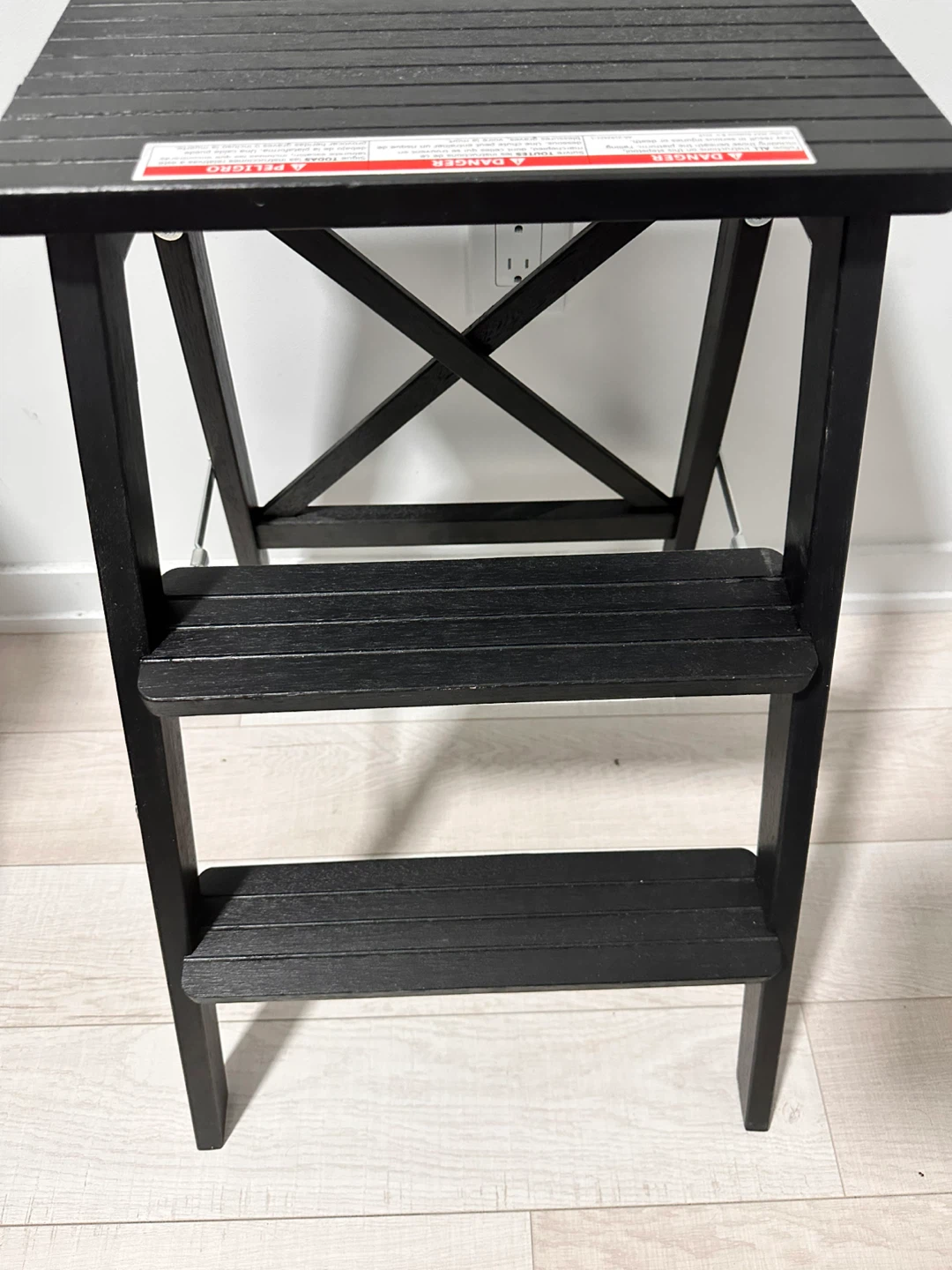 IKEA Bekväm 3-Step Ladder Stool - Black - photo 4