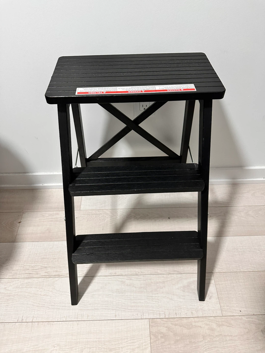 IKEA Bekväm 3-Step Ladder Stool - Black