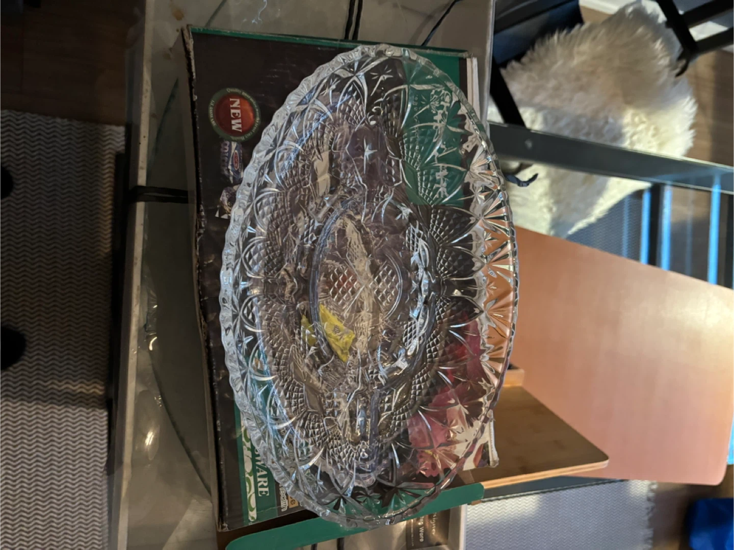 Glassware Serving Platter - New in Box! - photo 2