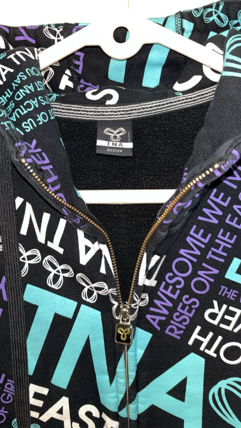 Y2K TNA Full Zip Hoodie - Size M - photo 2