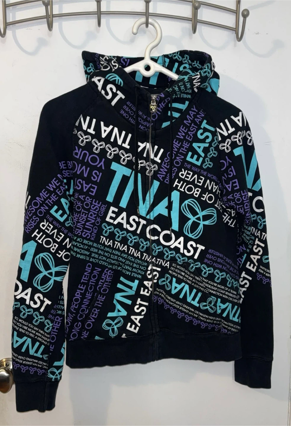 Y2K TNA Full Zip Hoodie - Size M