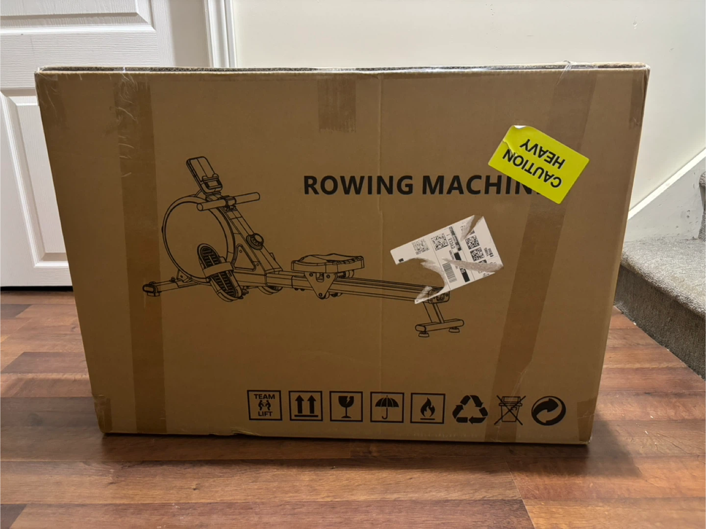 EvoSpark Rowing Machine 106H - Black & Red - photo 3