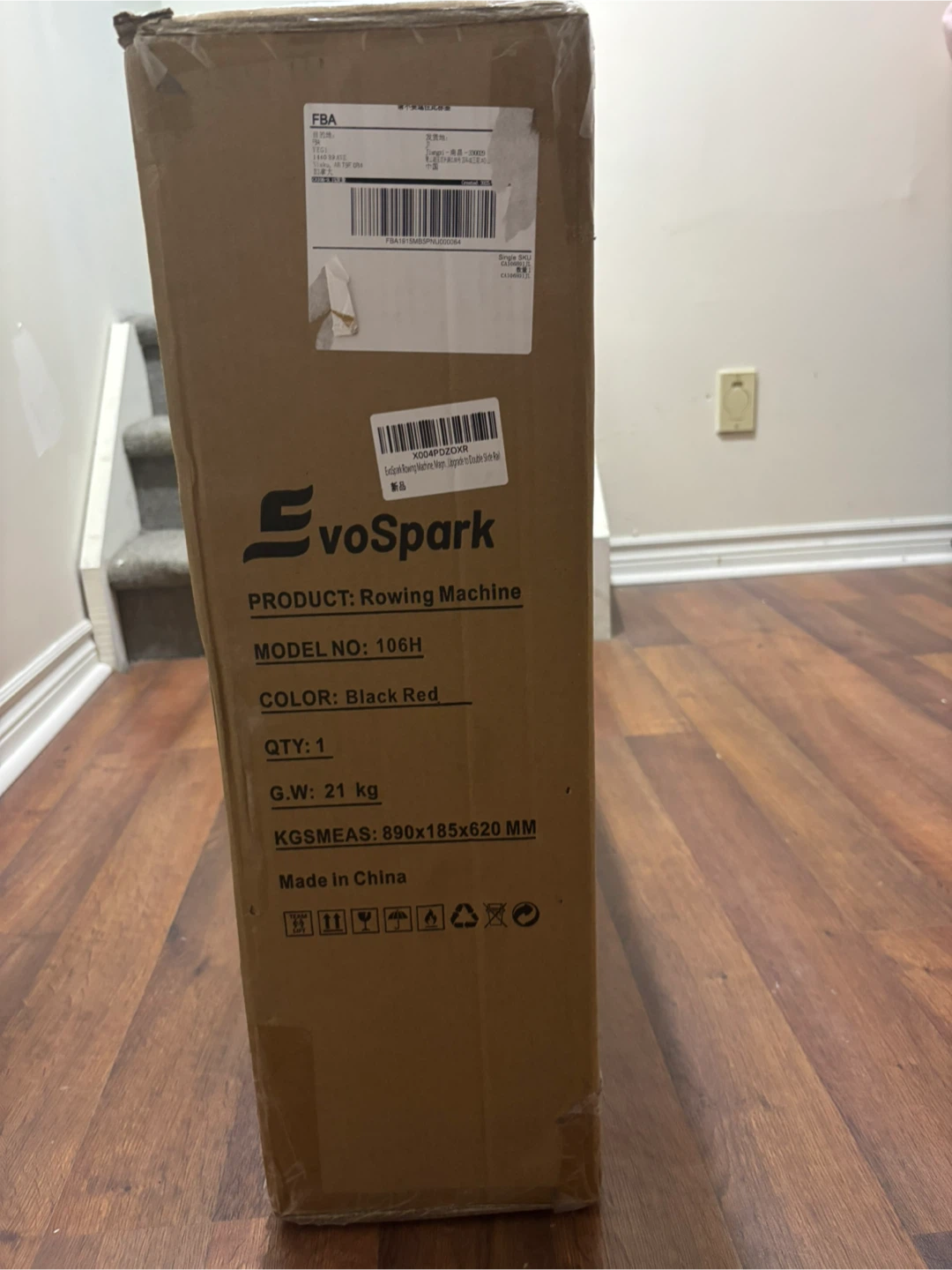 EvoSpark Rowing Machine 106H - Black & Red - photo 4