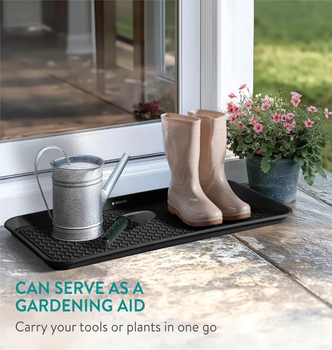 Navaris Black Boot Tray 30”x15” - photo 4