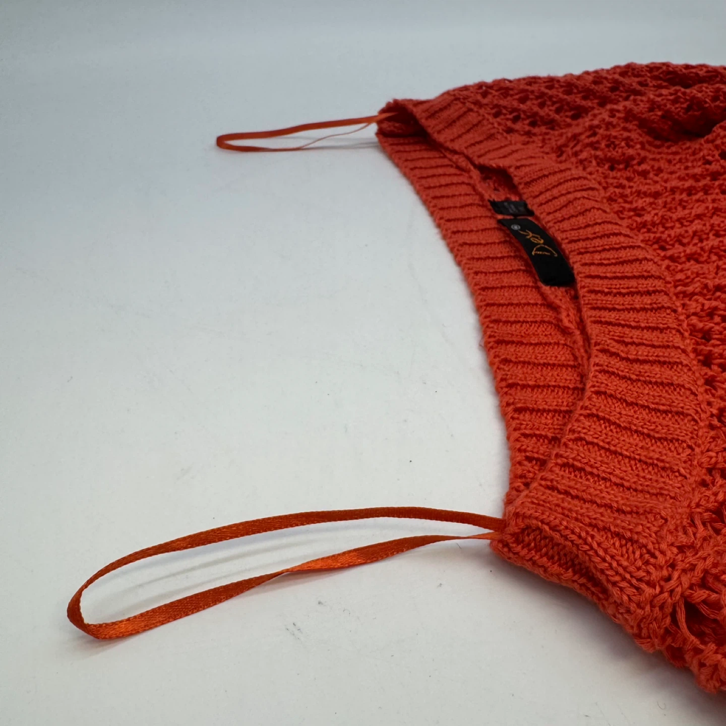 Dex Orange Open Knit Sweater Women’s Size 1X New Without Tag - photo 5