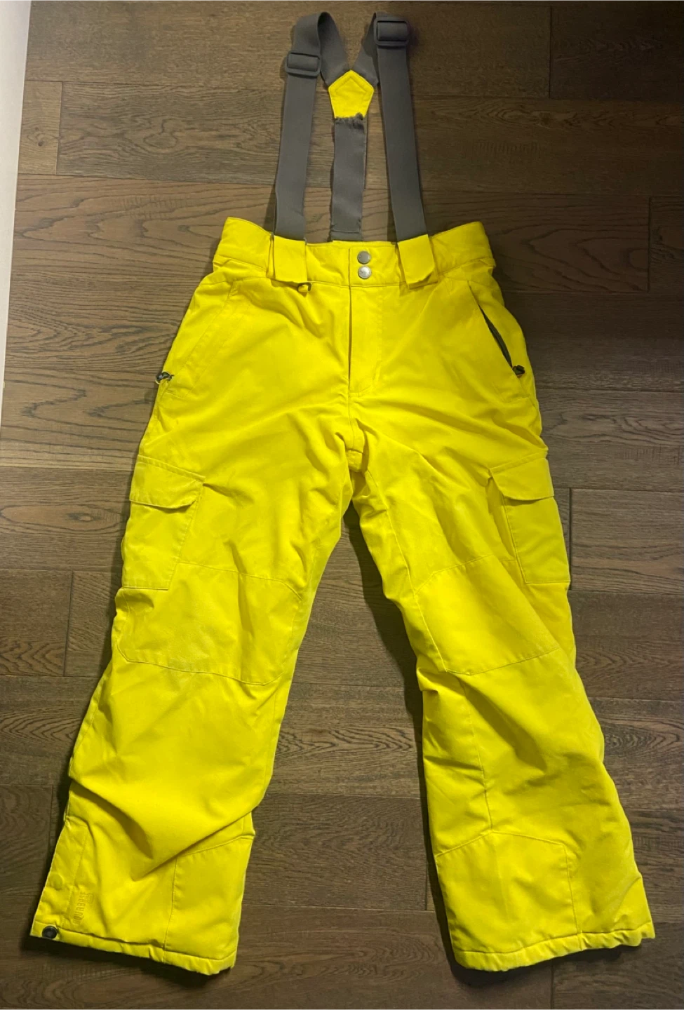 Kids Firefly Yellow Ski Snowboard Snow Pants - M