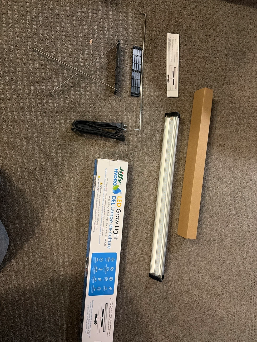 Jiffy Hydro LED Grow Light - Like New! - photo 2