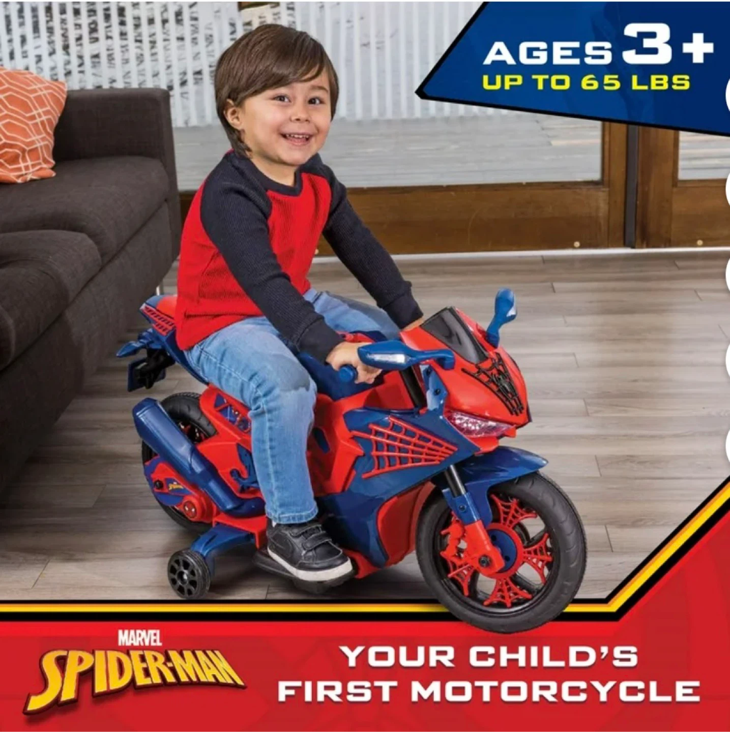 Marvel Spider-Man 6V Battery Powered Motorcycle Ride-On - NEW - photo 4
