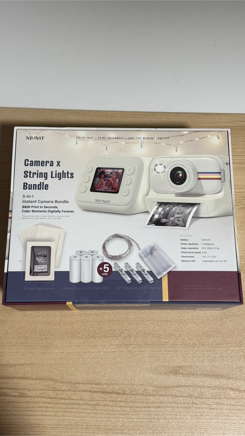 MVMT Digital Kids Camera & String Lights Bundle (5-in-1 Bundle) - photo 5
