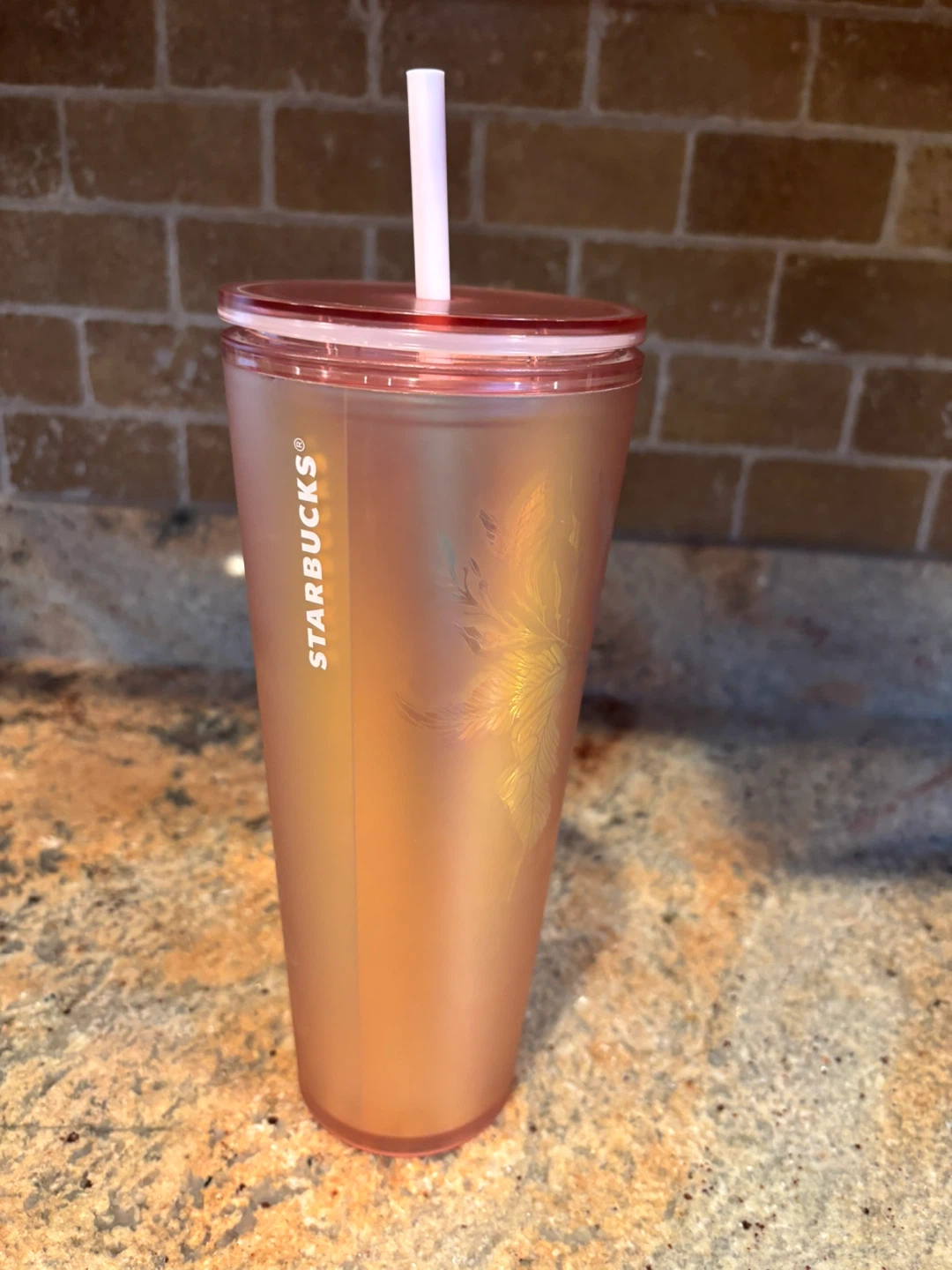 Starbucks Rose Gold Tumbler - 24 fl oz - photo 2