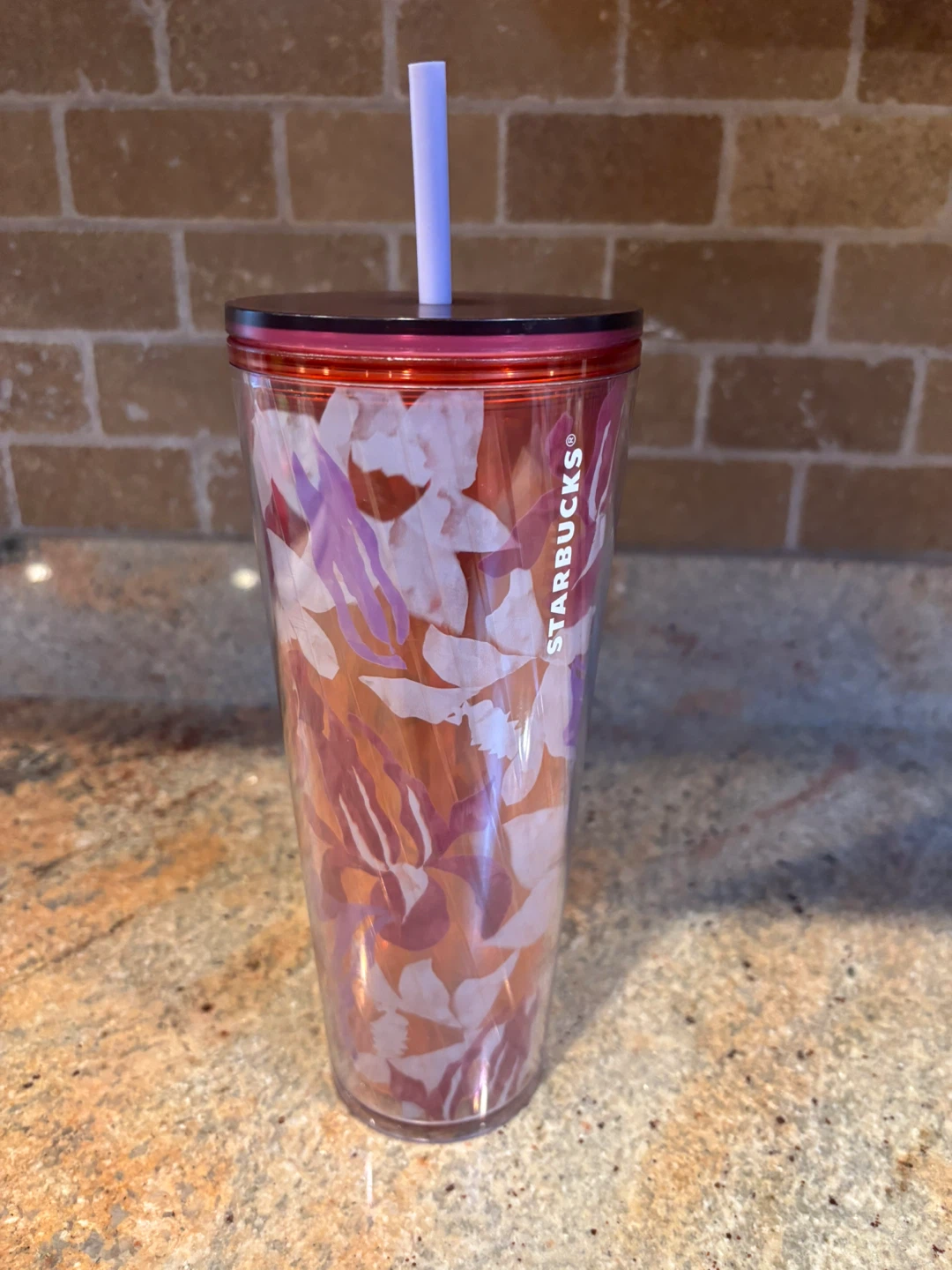 Starbucks Floral Tumbler - 24 fl oz