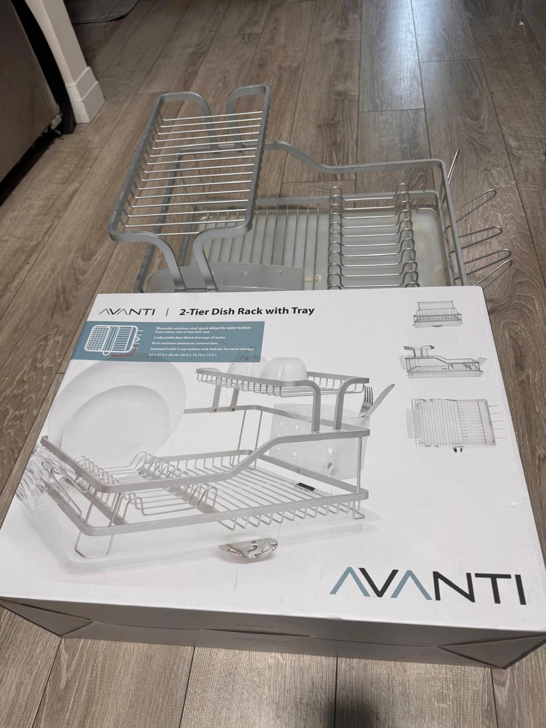 Avanti 2-Tier Dish Rack with Tray - photo 2