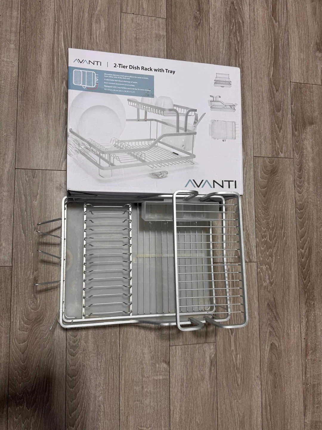 Avanti 2-Tier Dish Rack with Tray