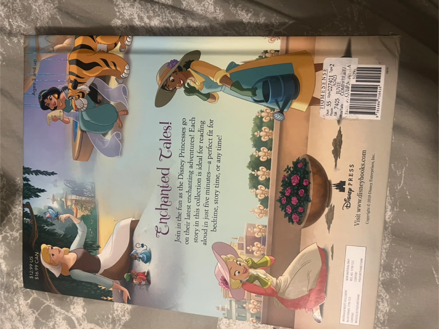 Disney Princess 5-Minute Princess Stories Book