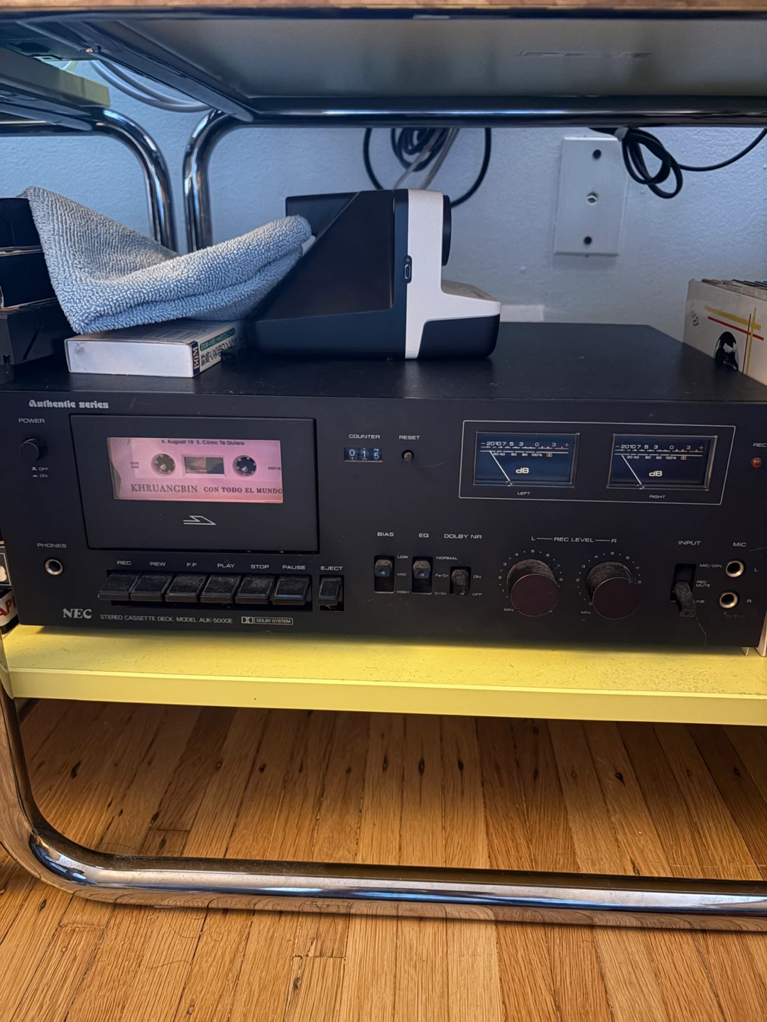 NEC AUK-5000E Stereo Cassette Deck (needs fuse replacement)