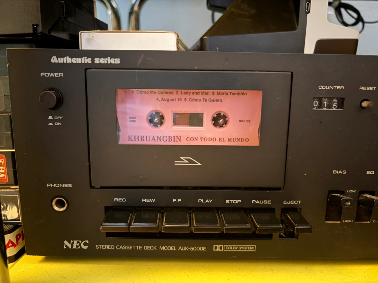NEC AUK-5000E Stereo Cassette Deck (needs fuse replacement) - photo 2