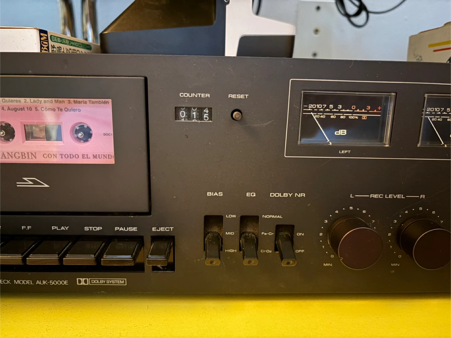 NEC AUK-5000E Stereo Cassette Deck (needs fuse replacement) - photo 4