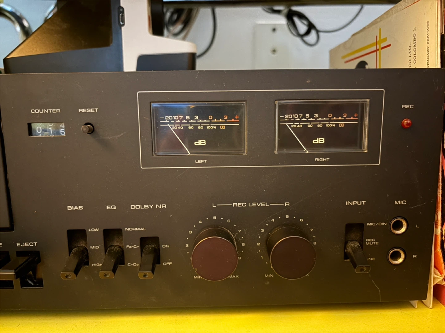 NEC AUK-5000E Stereo Cassette Deck (needs fuse replacement) - photo 5
