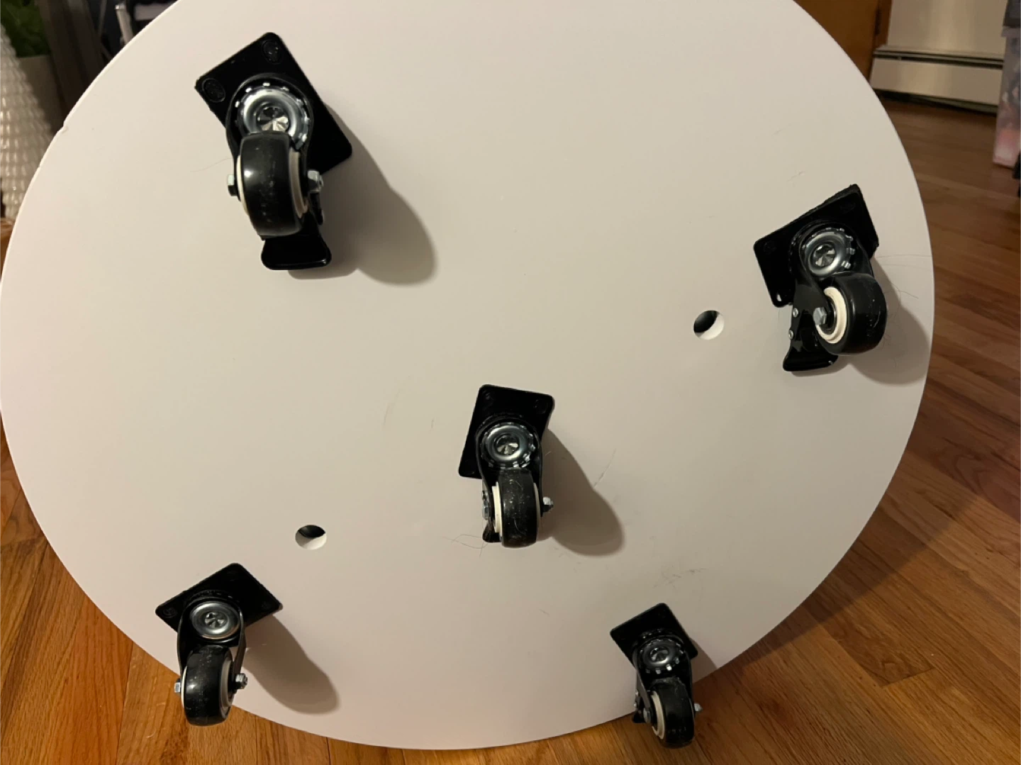 WHITE 6 TIER ROLLING SPINNING SHELF SYSTEM - photo 5