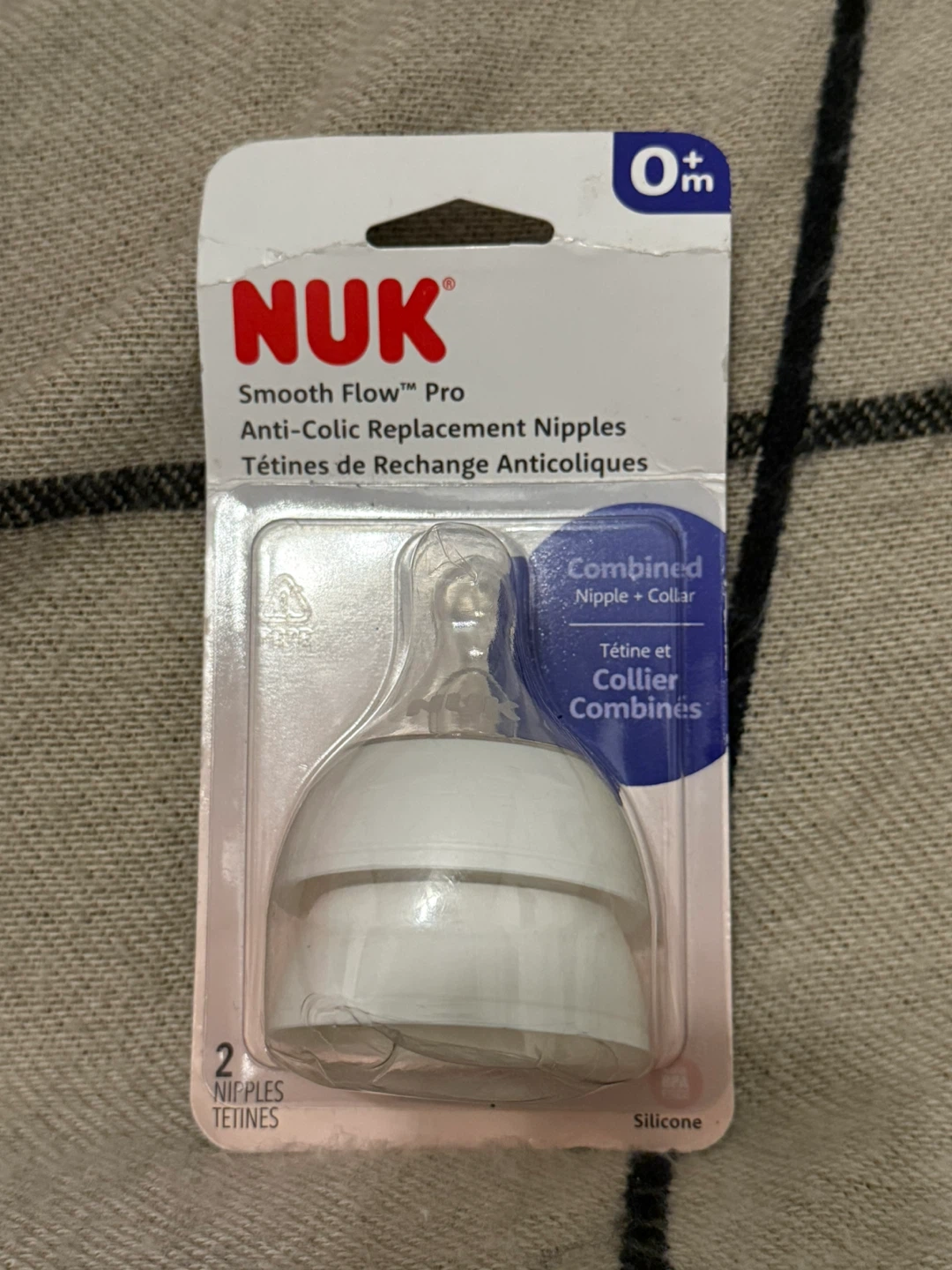 NUK Smooth Flow Pro Anti-Colic Replacement Nipples