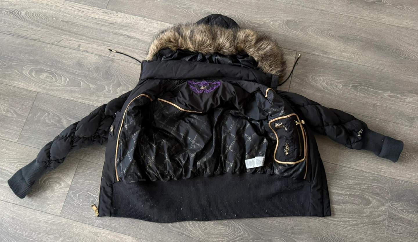 Talula Black Puffer Jacket - Size Small - photo 5