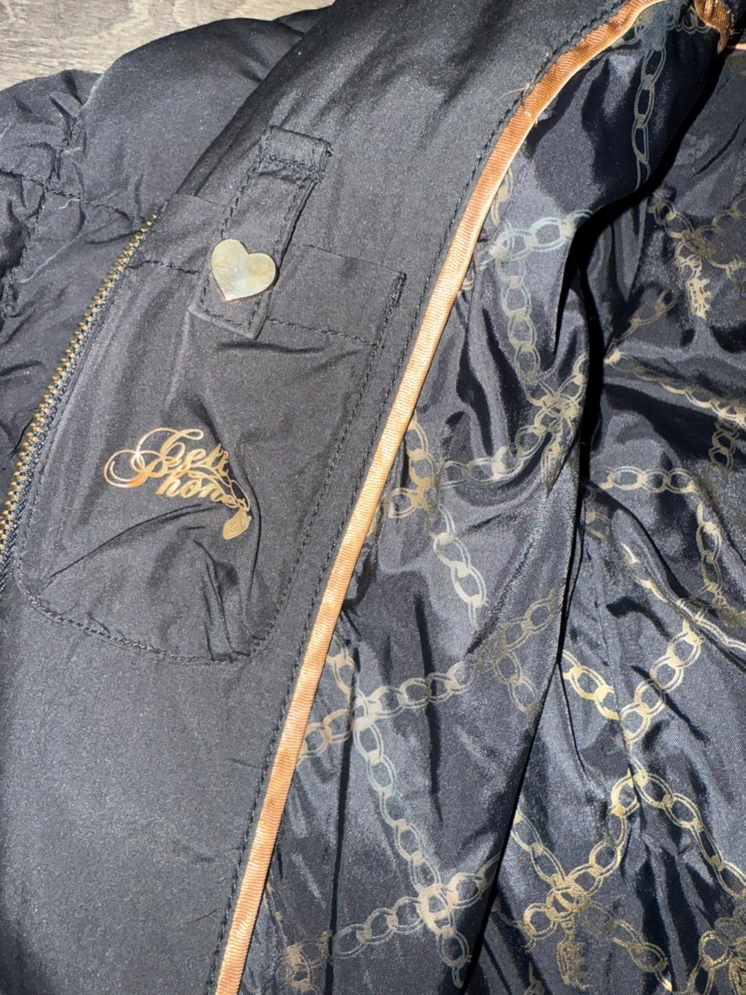 Talula Black Puffer Jacket - Size Small - photo 3