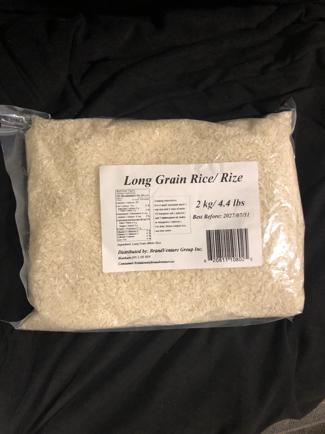 Long Grain Rice 4.4 lbs - Exp 2027