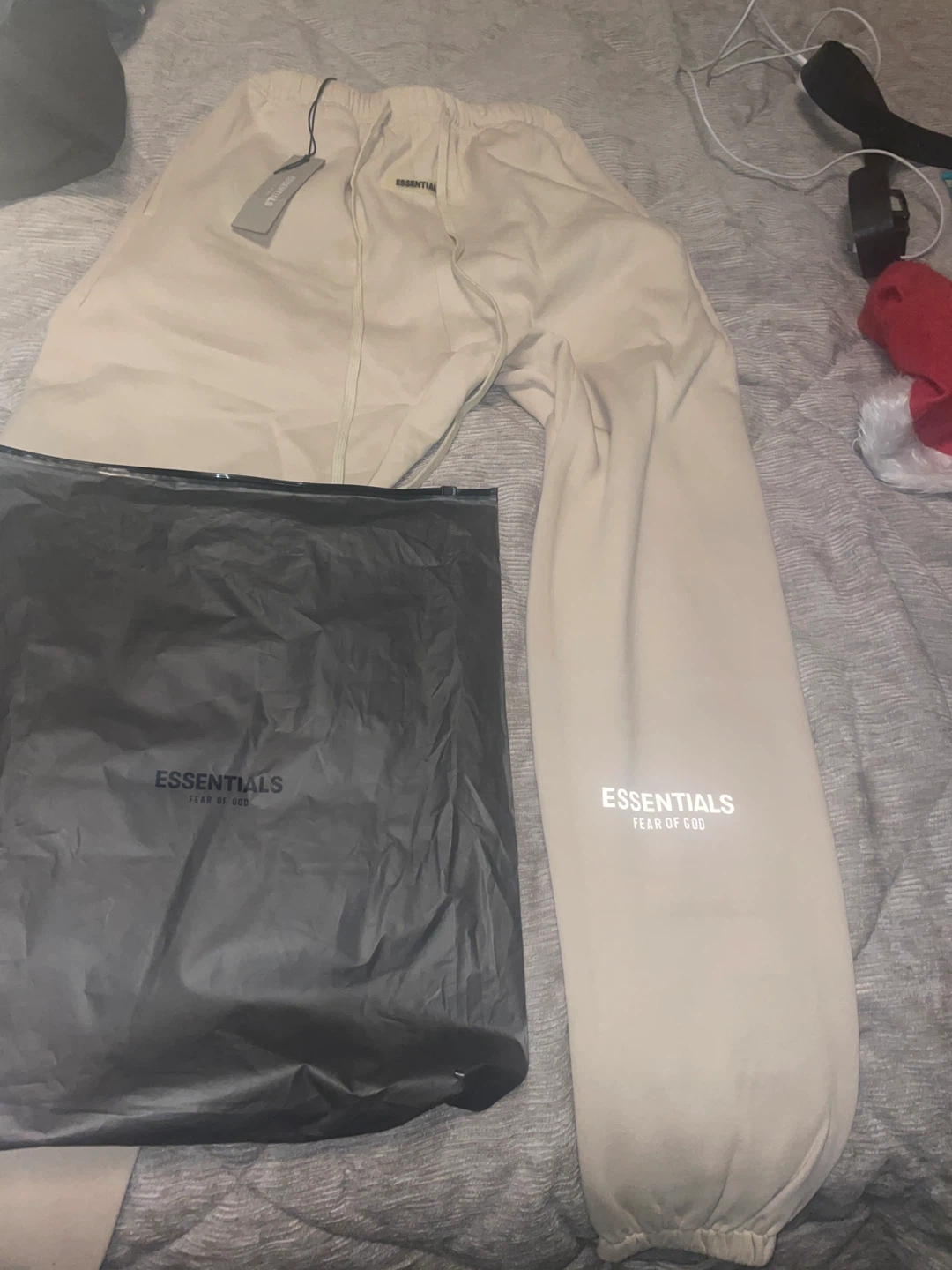 Essentials Fear of God Beige Sweatpants