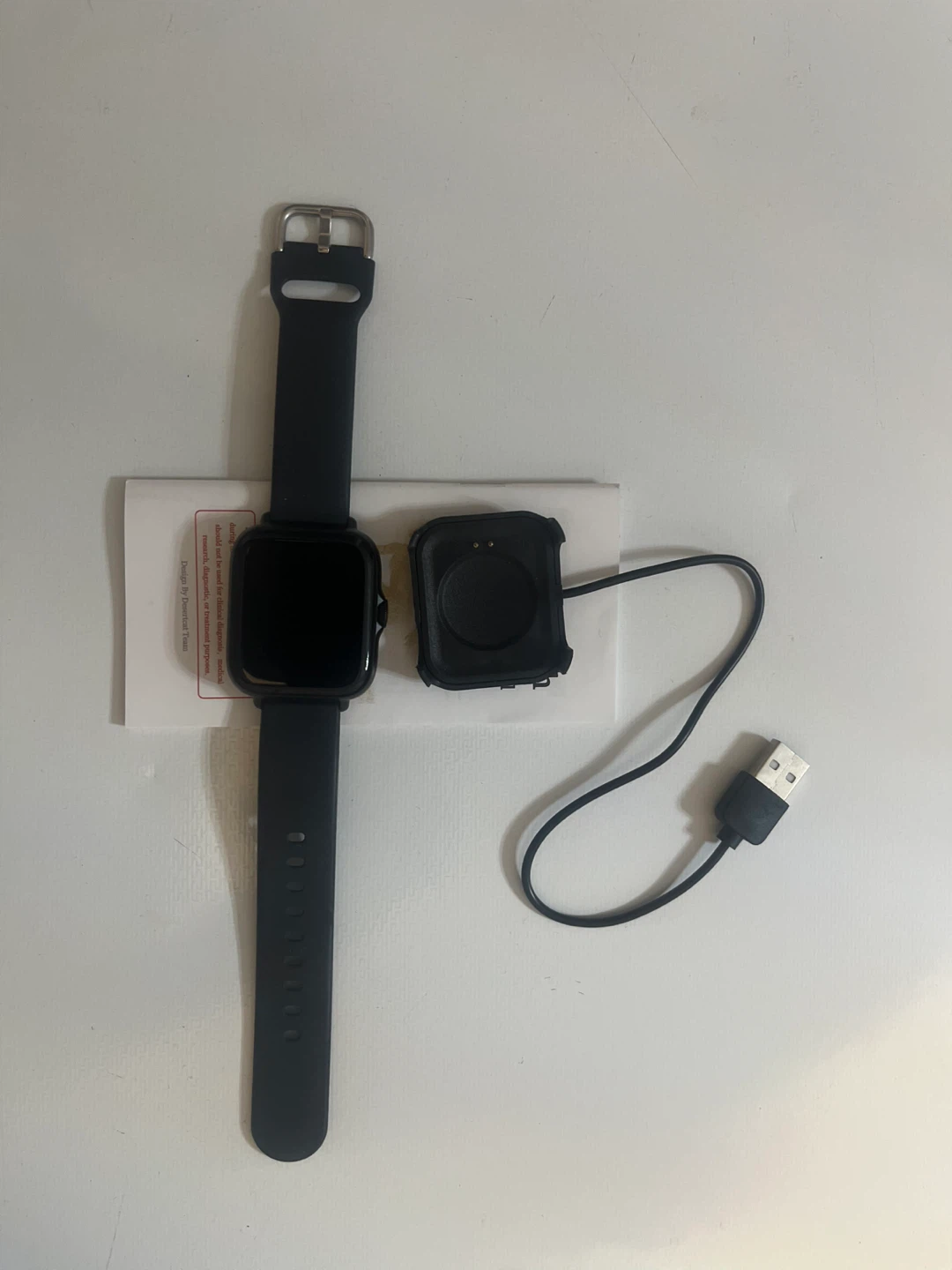 New Smartwatch with Charger , box and Manual #Cleanout