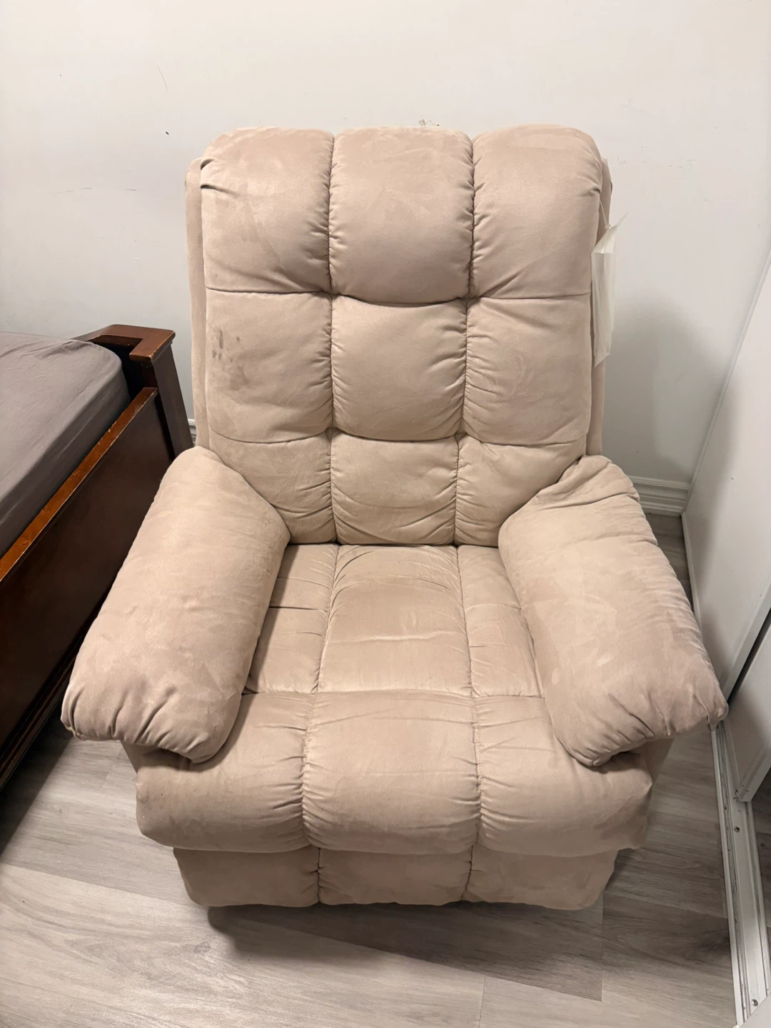 Beige Recliner Chair