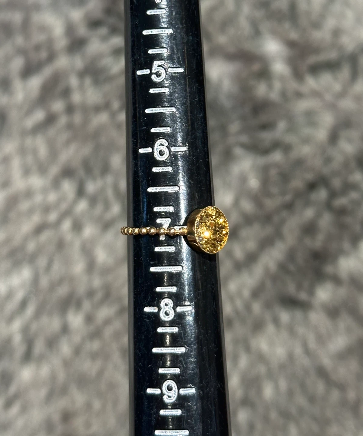 14k solid Gold Ring Size 7 - photo 5