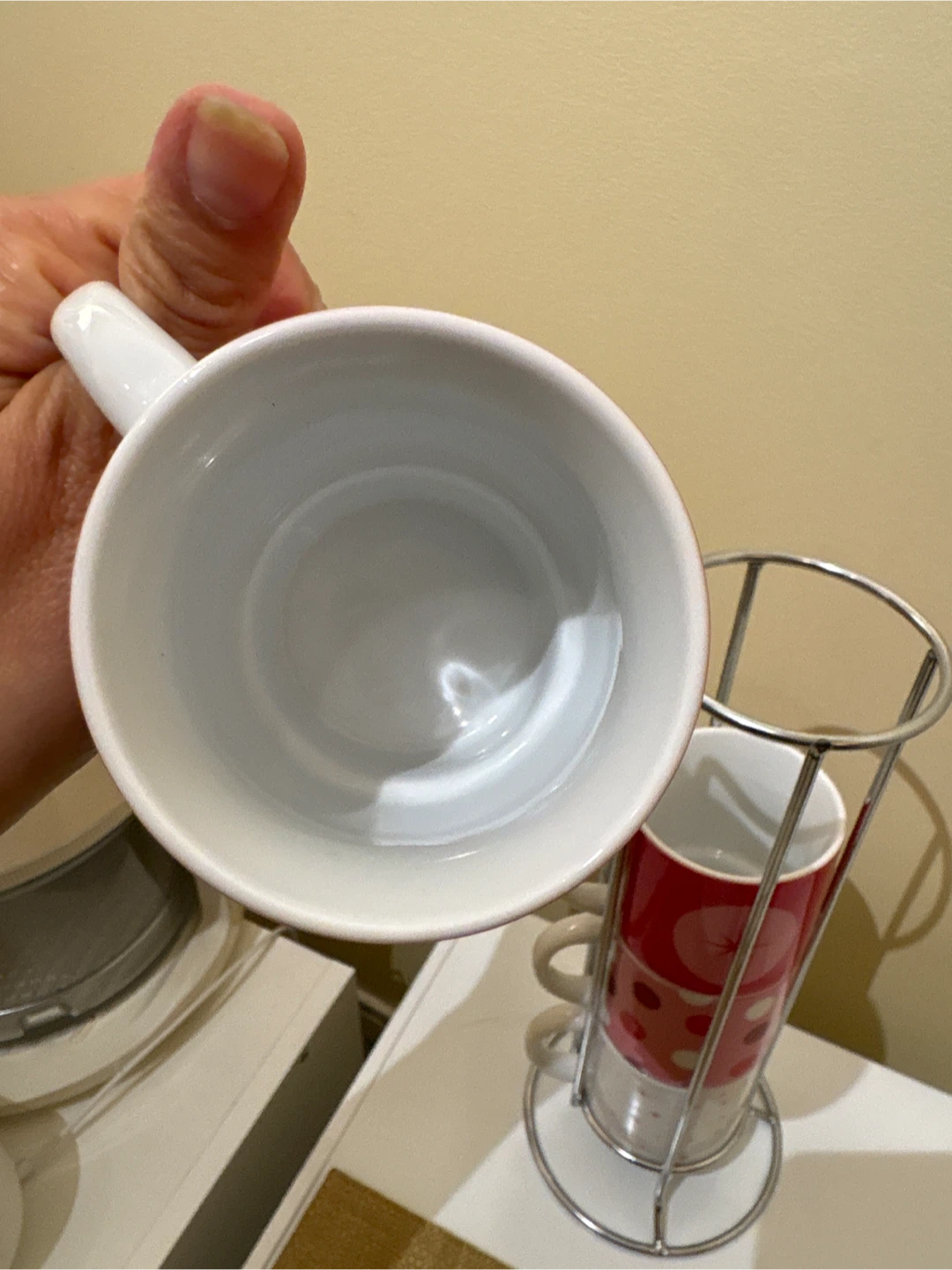 New Mugs with Stand - Red & White - photo 5