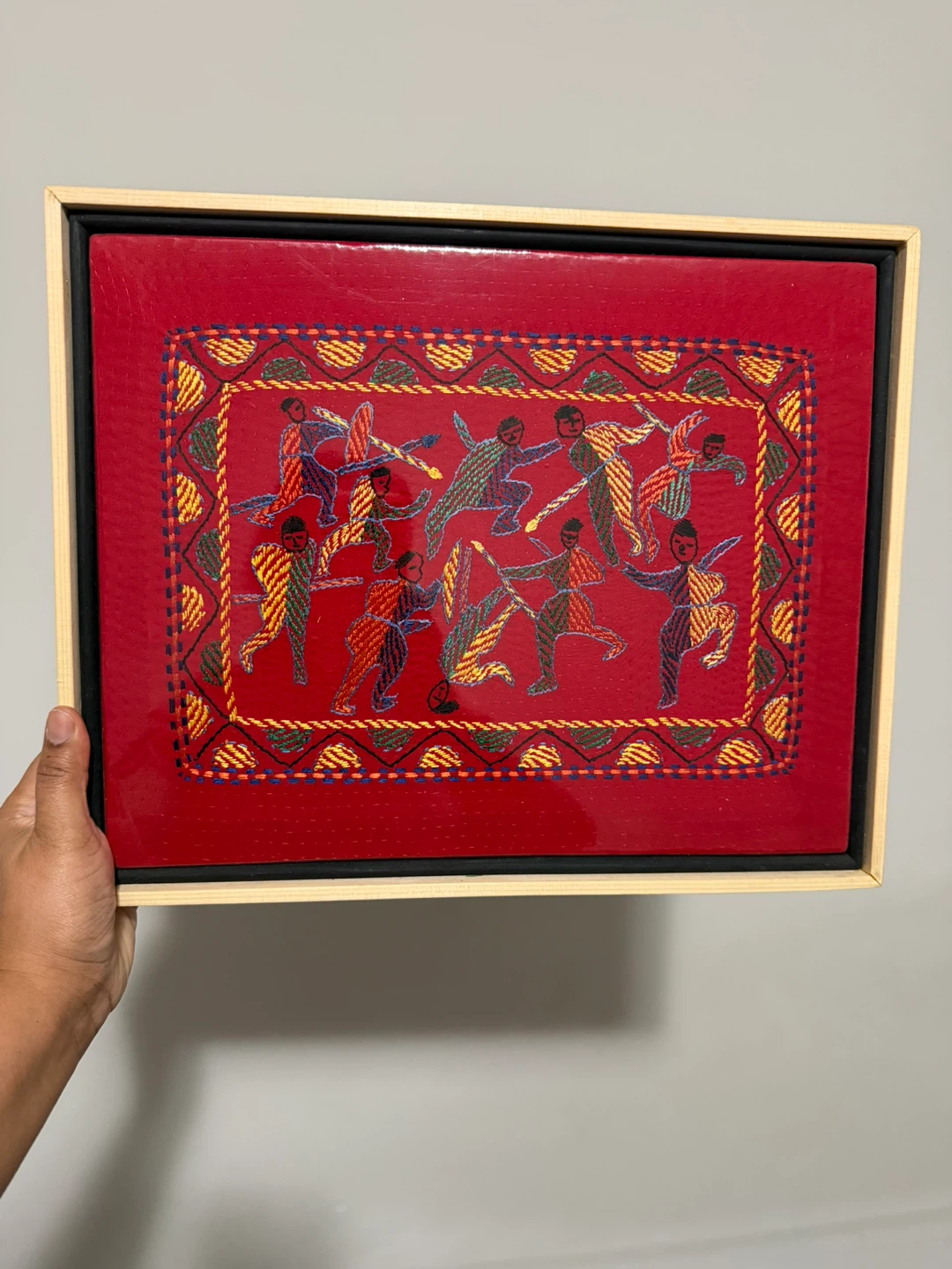 Framed hand stitched  Art - photo 5