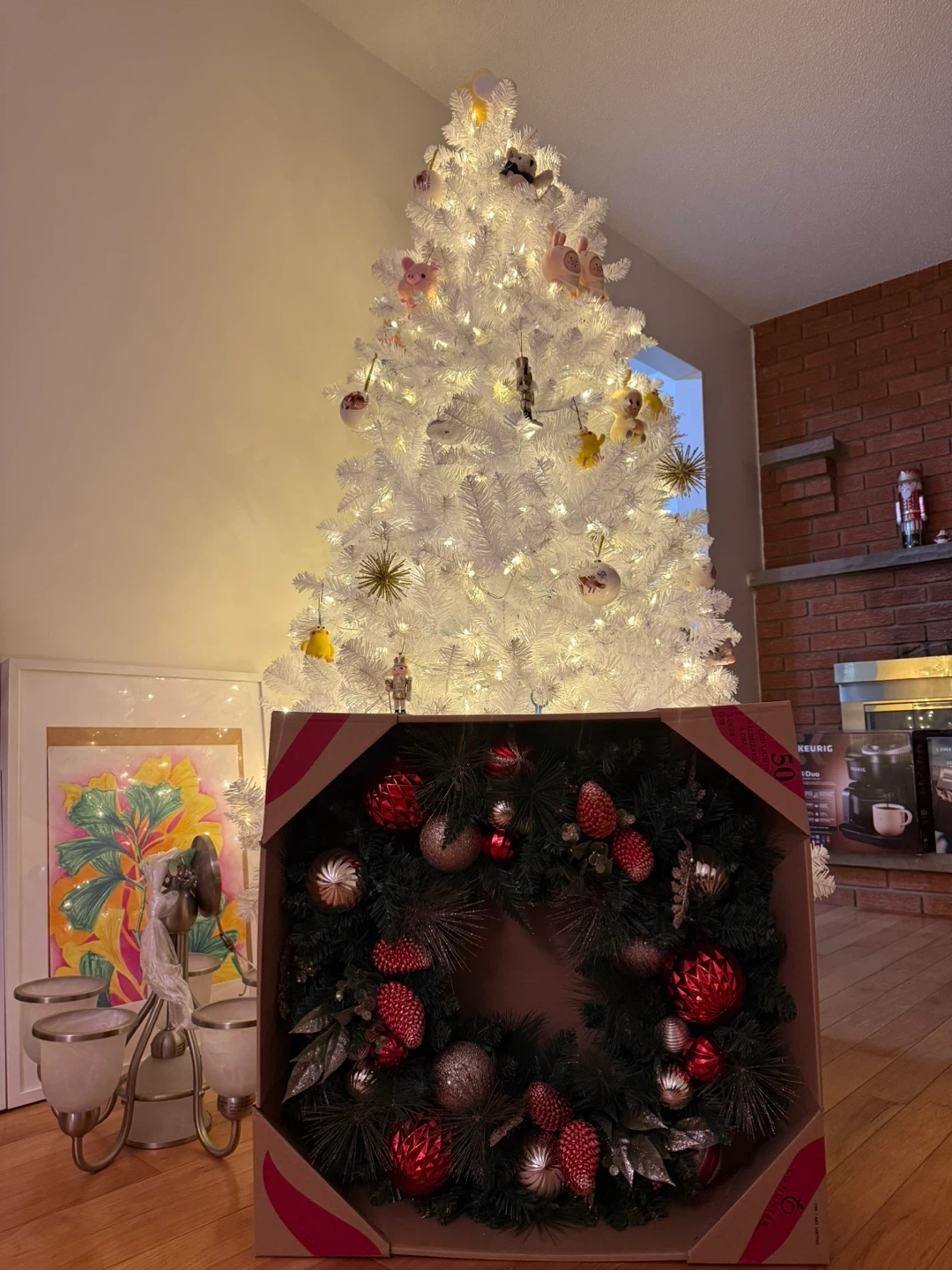 Christmas Wreath with Box