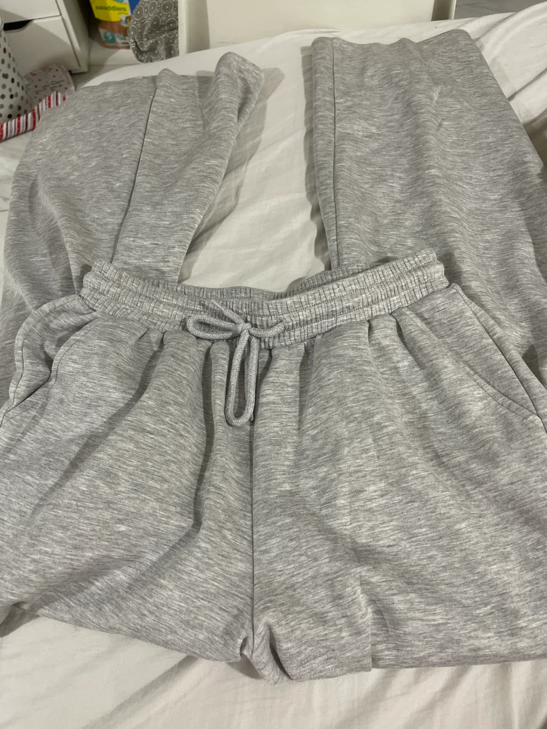 Refuge Athletics Grey Wide Sweatpants
