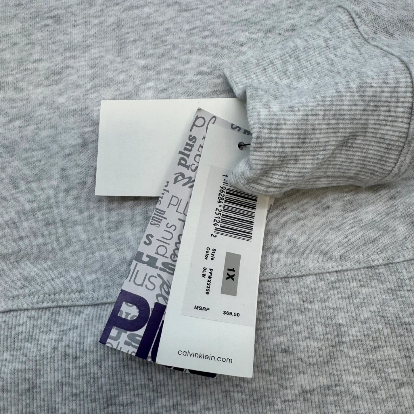 Women’s Calvin Klein Crewneck Sweatshirt 1X New - photo 3