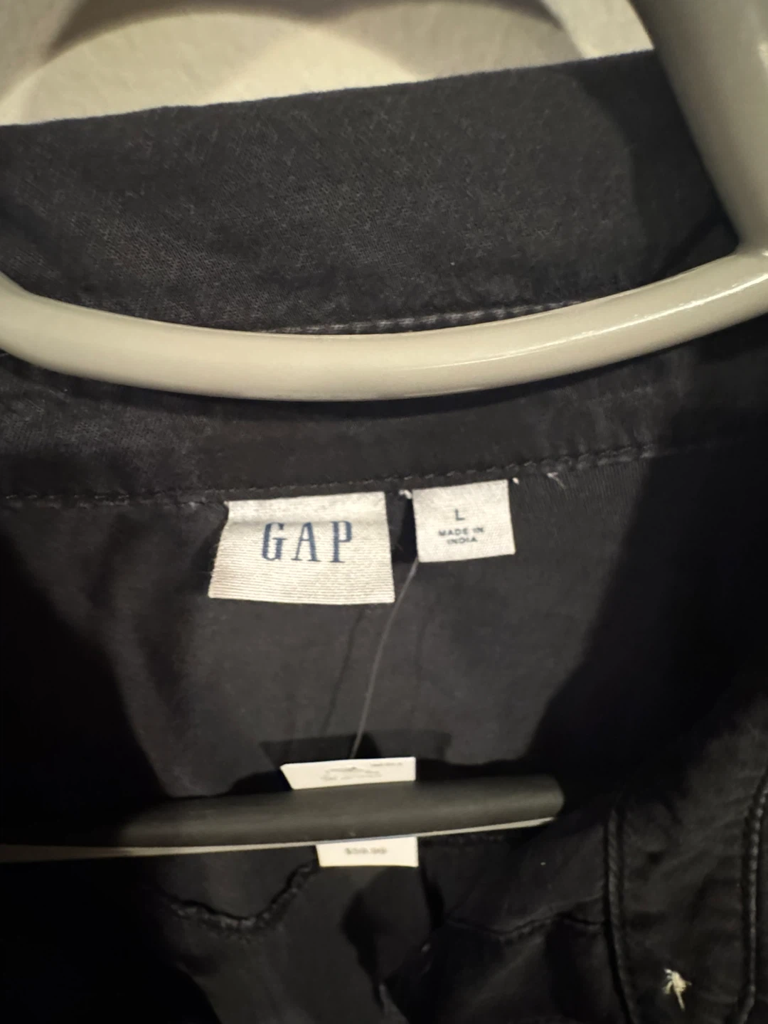 New GAP Women’s Black Denim Shirt - Size L - photo 4