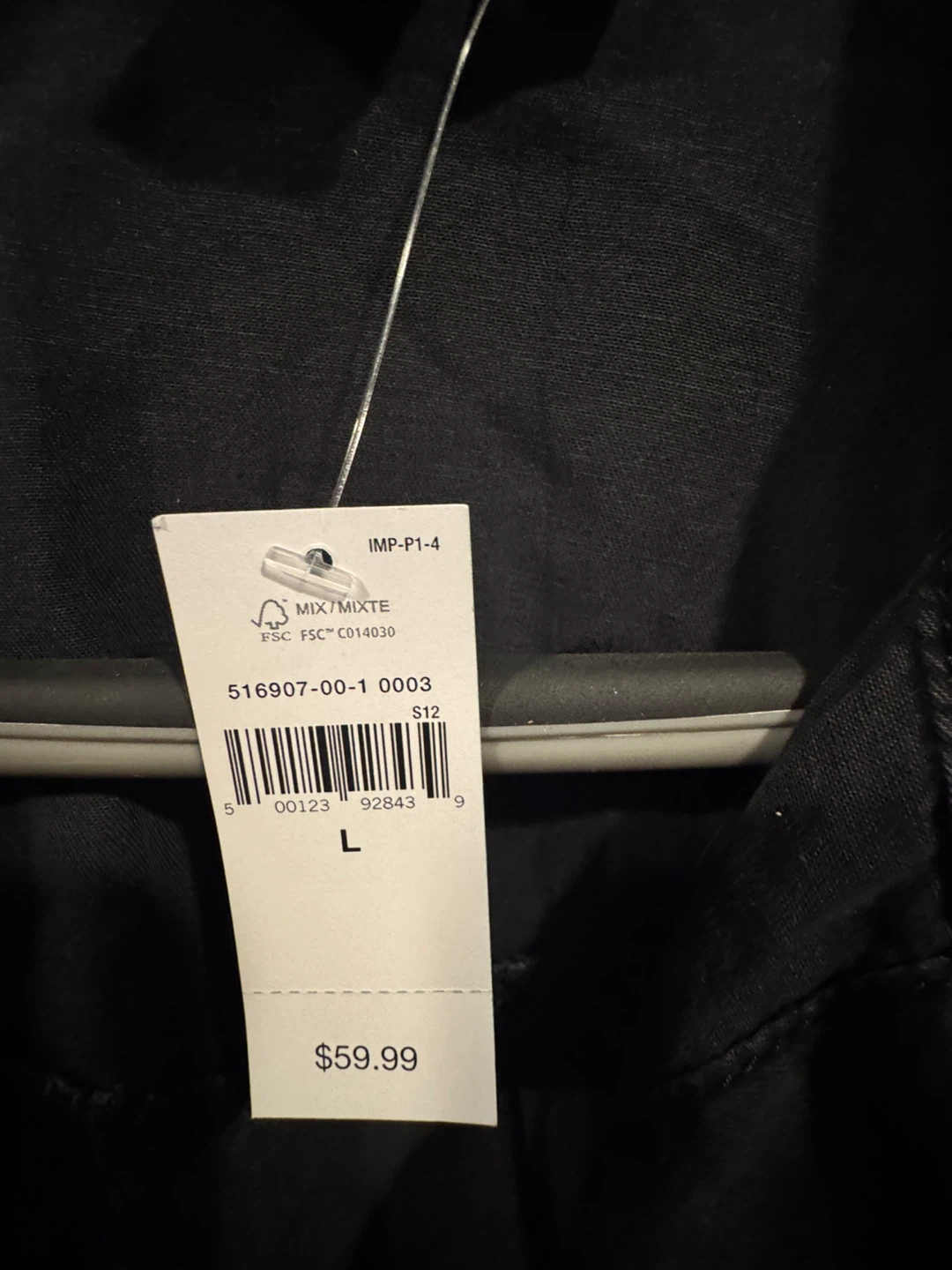 New GAP Women’s Black Denim Shirt - Size L - photo 3