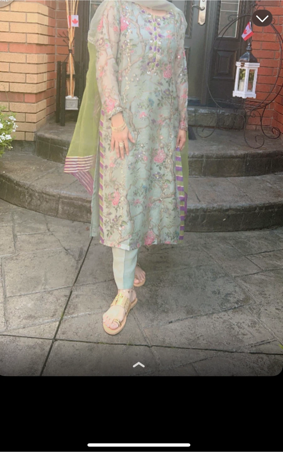 Floral Embroidered Salwar Kameez Suit - photo 3