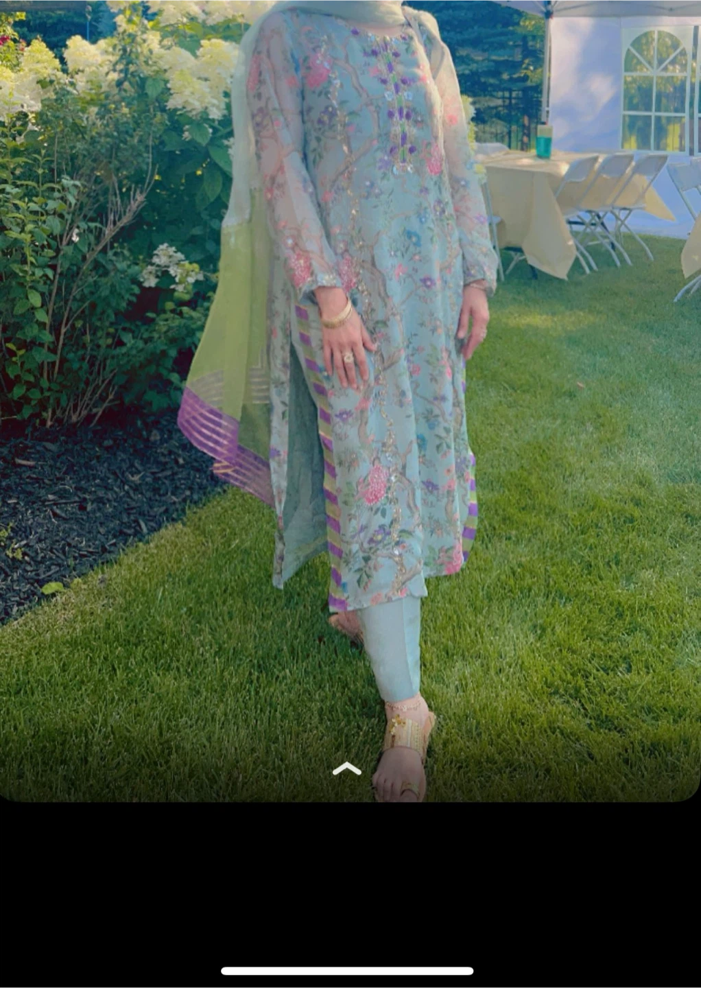 Floral Embroidered Salwar Kameez Suit - photo 2