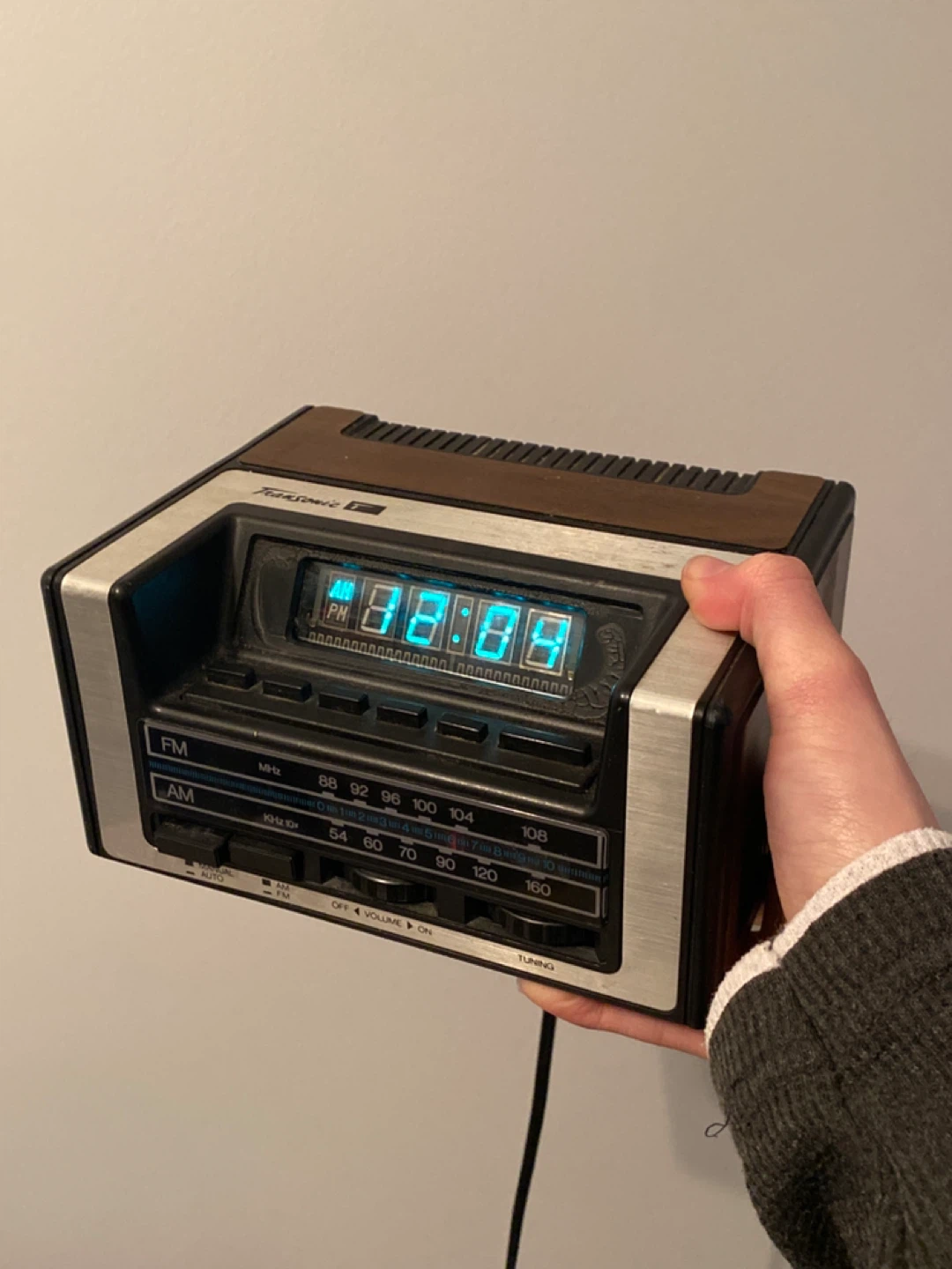 Vintage Transonic Digital Alarm Clock & Radio
