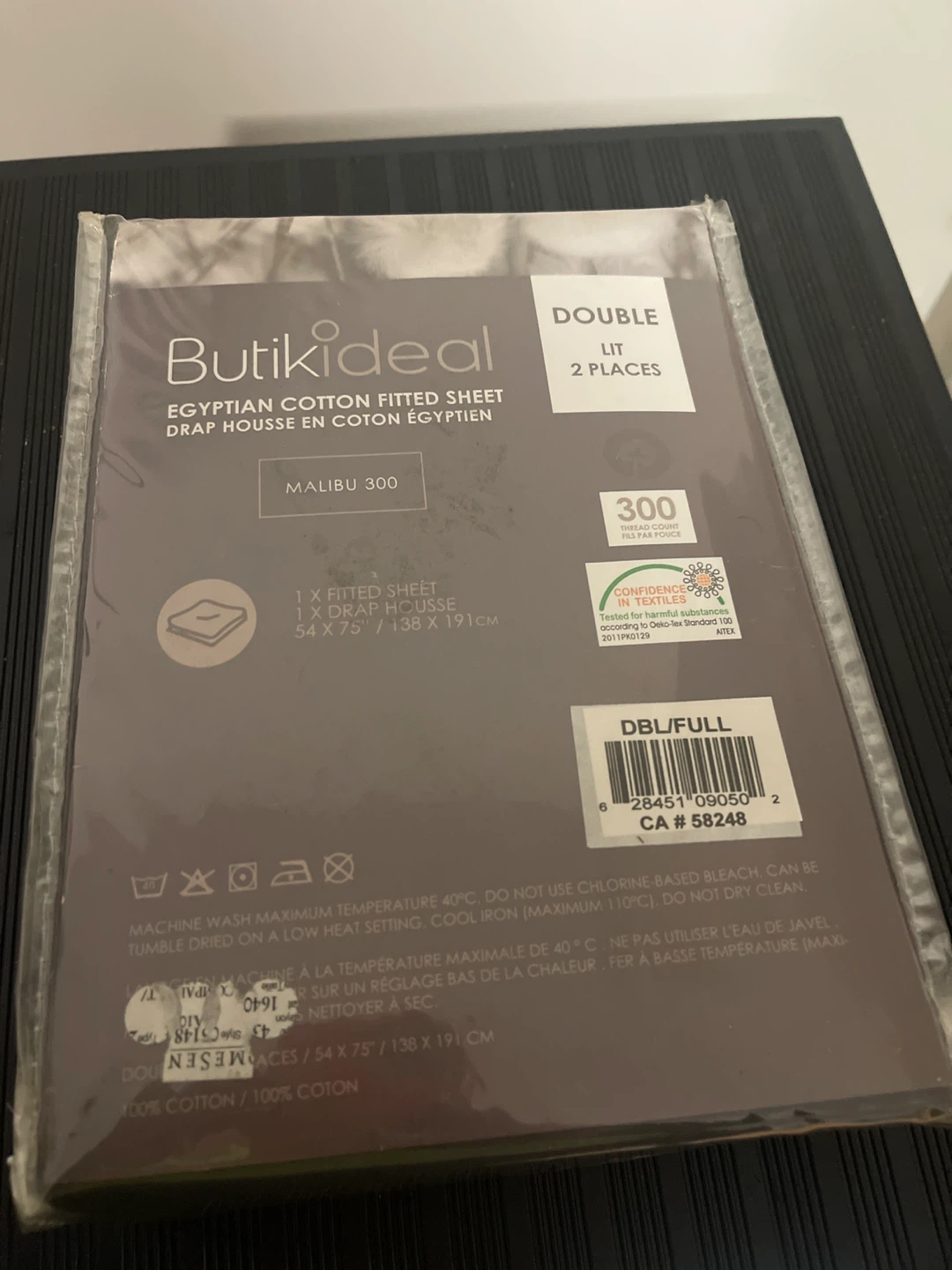 Butikideal Malibu 300 Double Fitted Sheet - New - photo 2