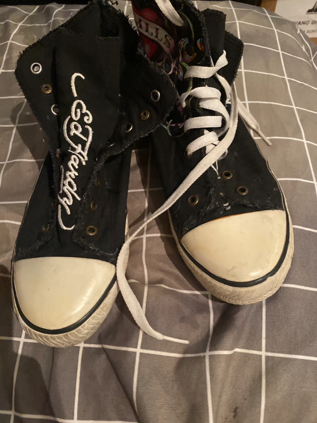 Ed Hardy High-Top Sneakers - photo 2