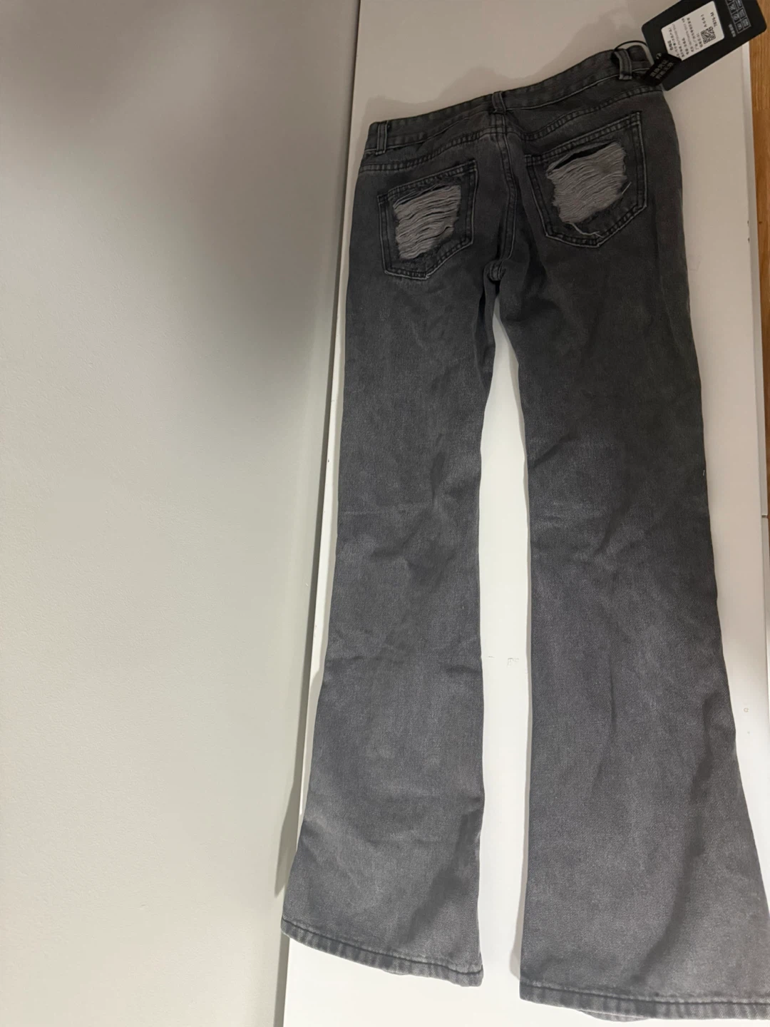 Distressed Flare Jeans - Size 7876-M - photo 2