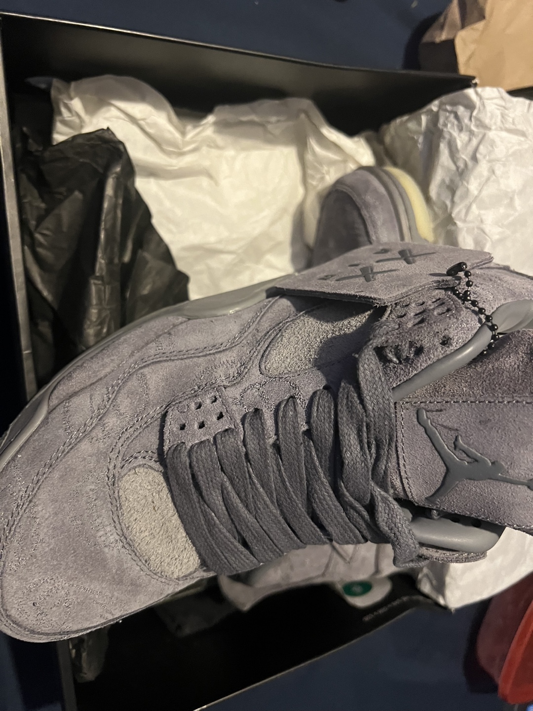 Jordan 4 Retro KAWS Grey New - photo 2
