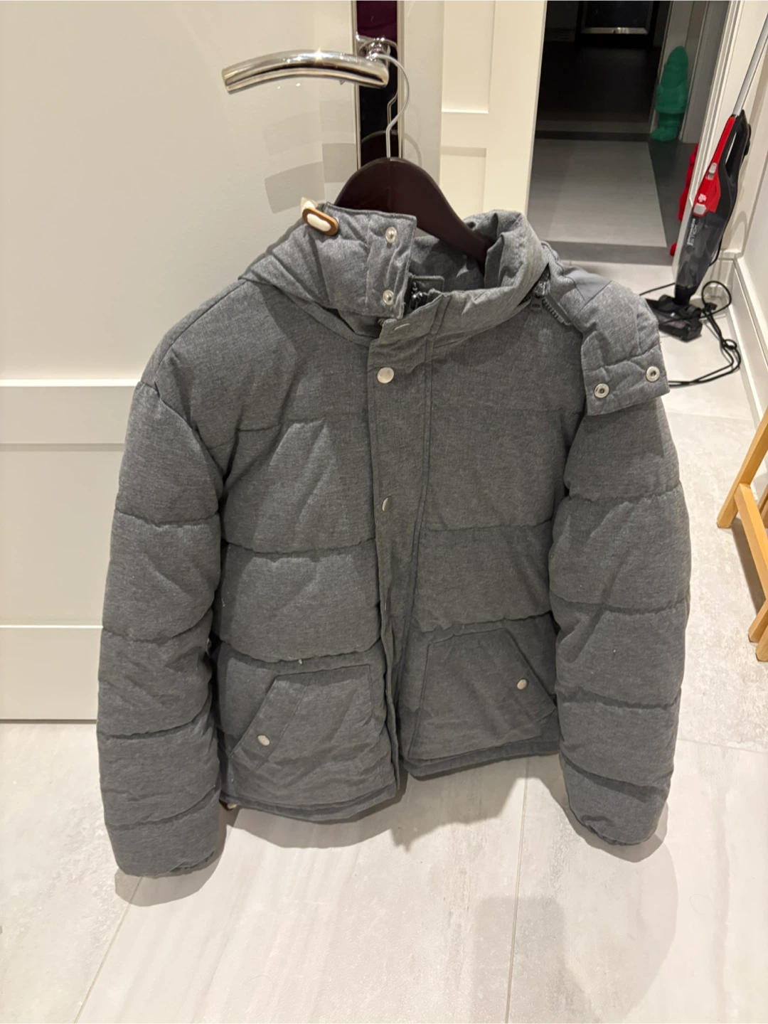 Grey Puffer Jacket